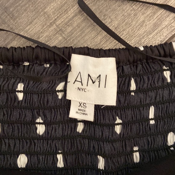 Cami NYC off the shoulder polka dot top - Picture 2 of 3